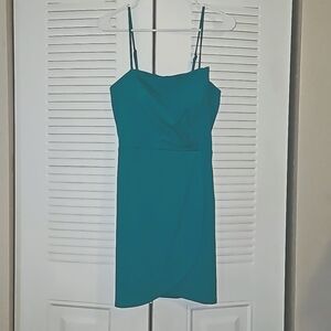 Lulu's blue/green mini cocktail dress